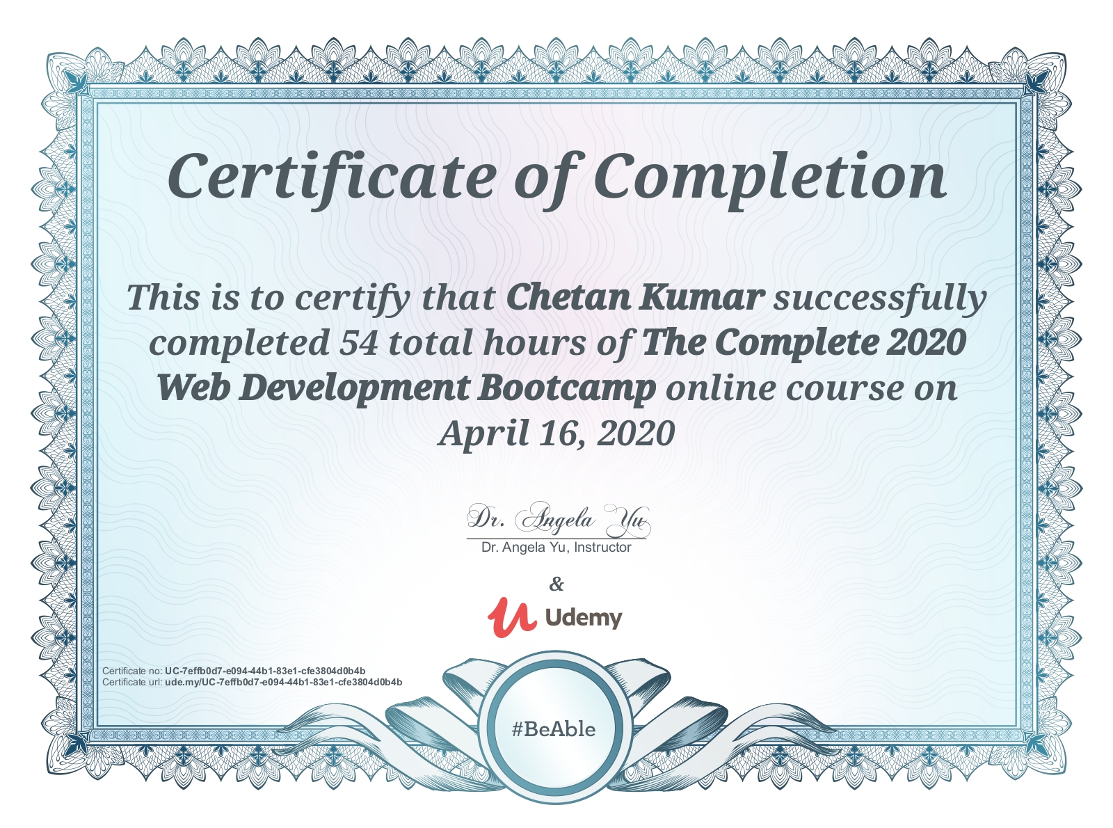 Web Development Bootcamp