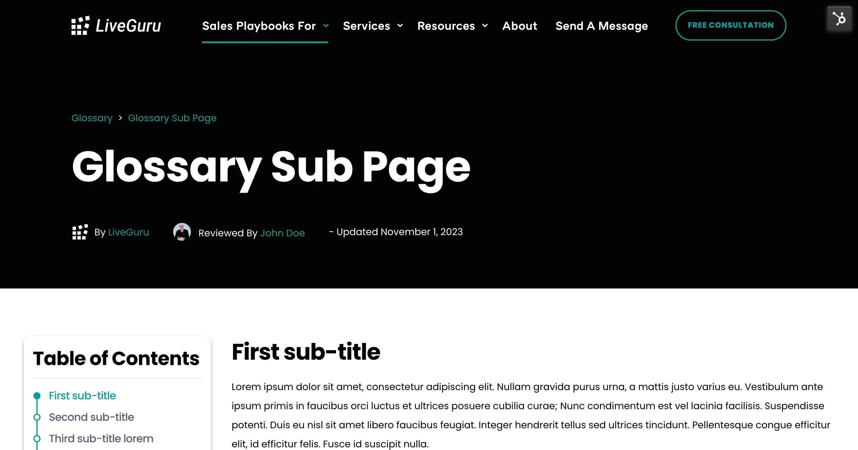 Glossary-Sub-Page