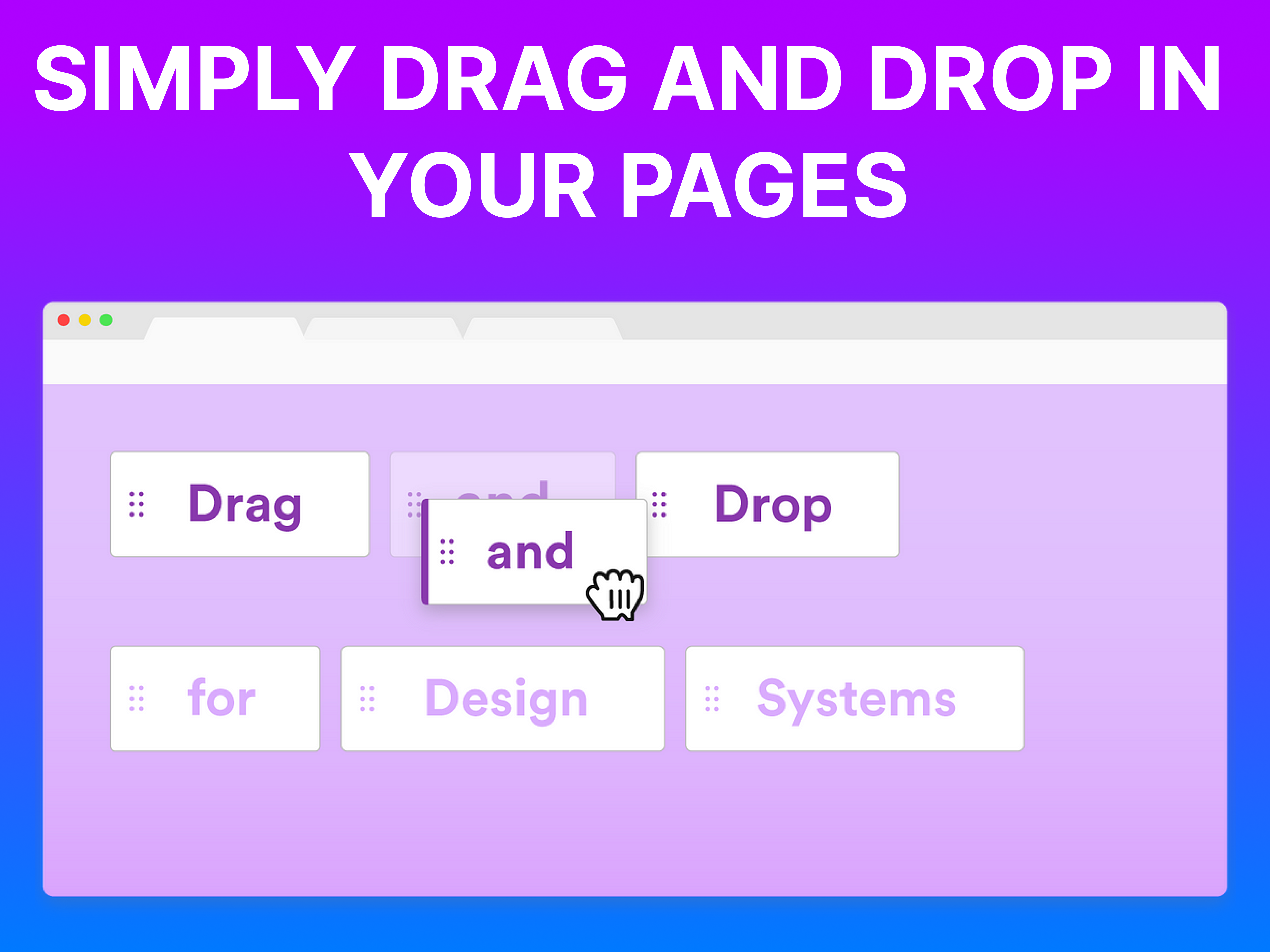 Drag scripts. Drag scripts