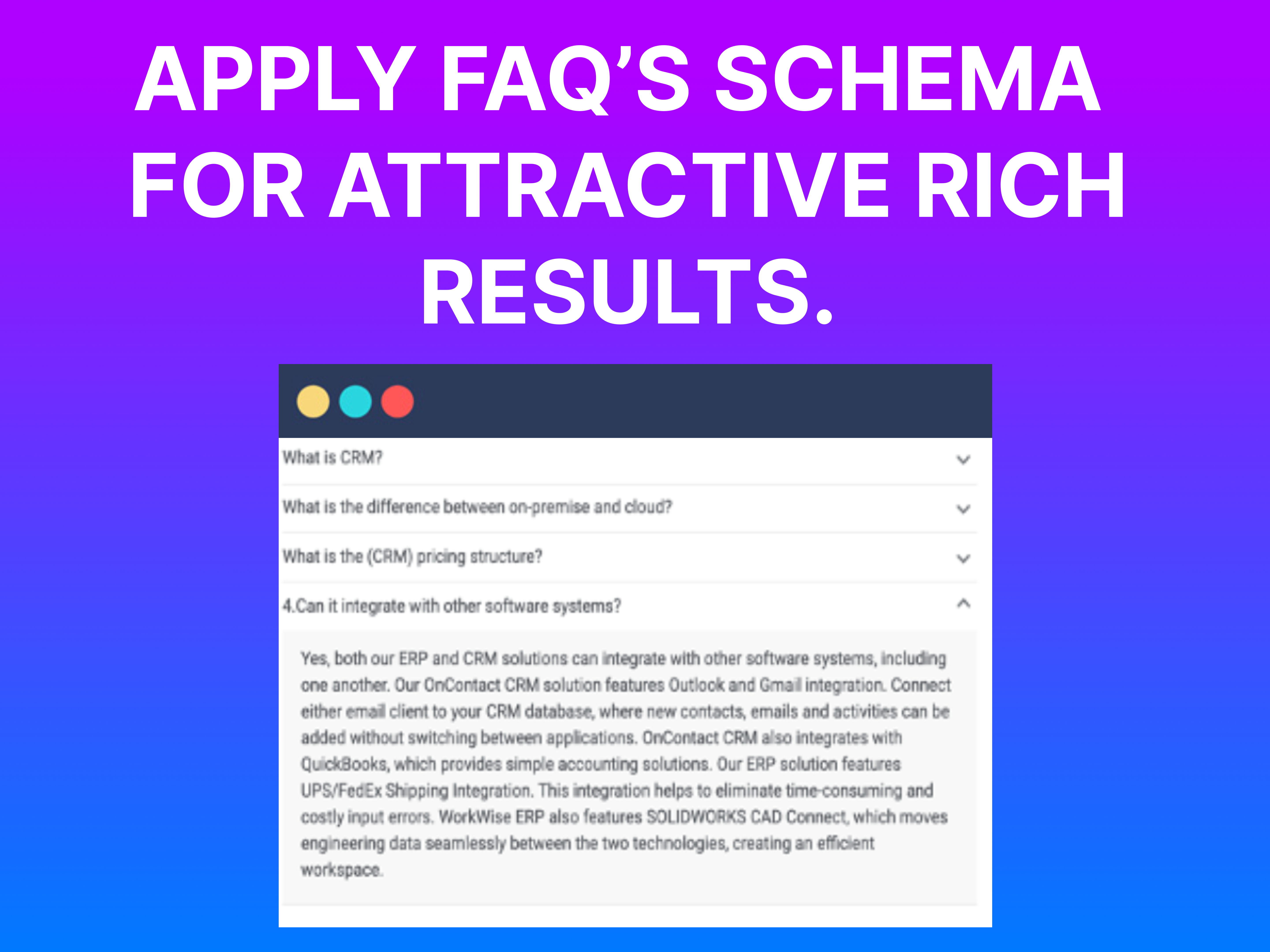 3️⃣ FAQ Magic on Search: