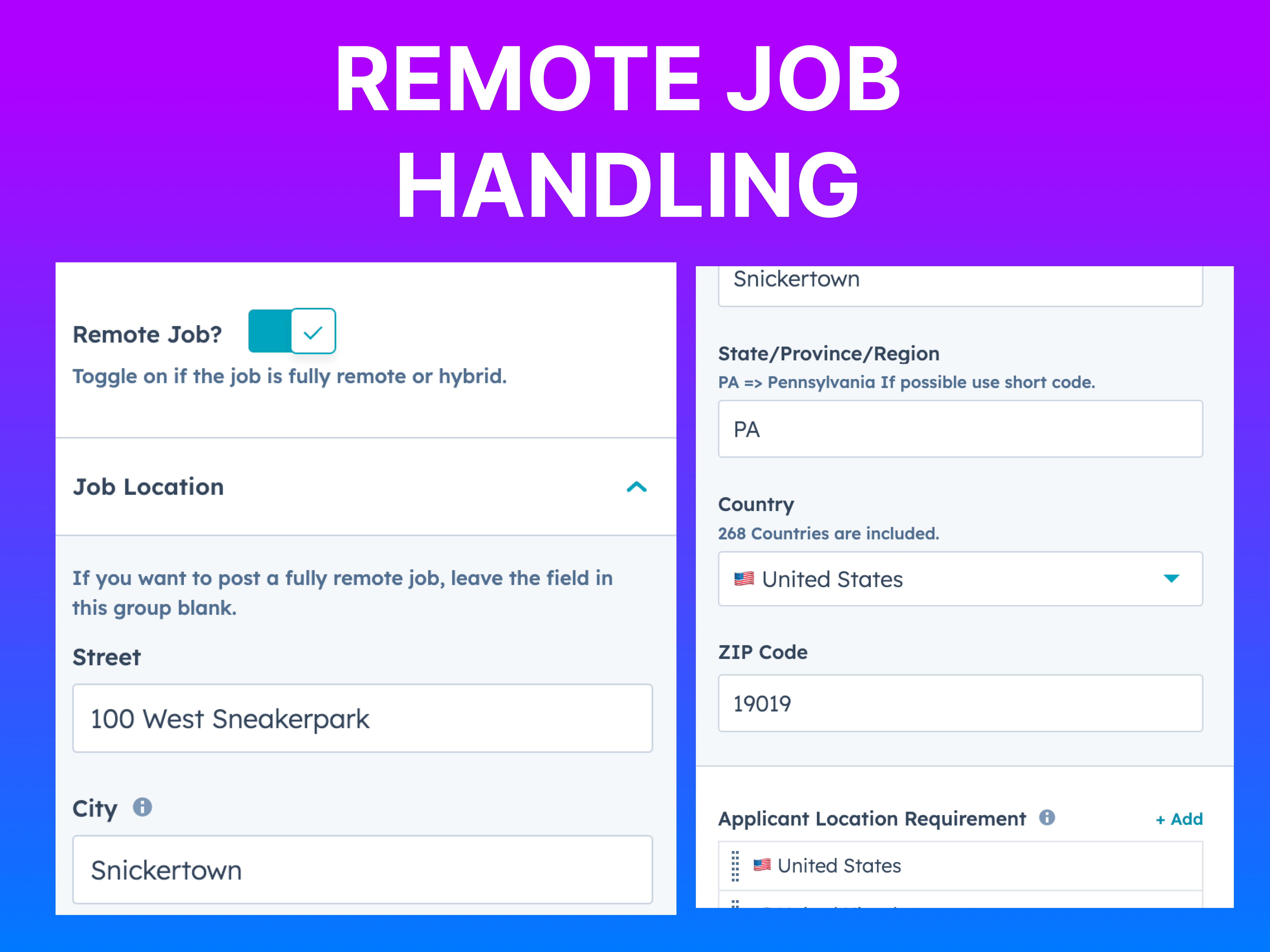 🏡 Remote Job Handling